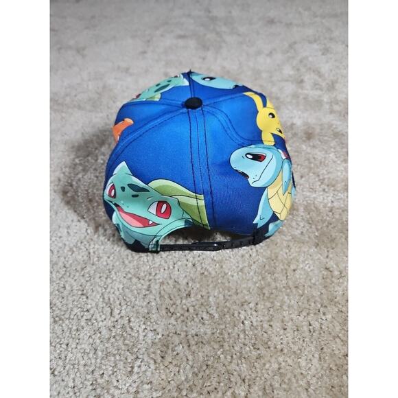 2019 Authentic Pokemon Nintendo All Over Snapback Hat Cap Boys One Size - Picture 2 of 4